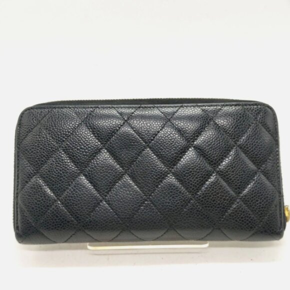 Chanel Zippy Long Wallet Black Caviar Skin mon-569-09012025 - Picture 2 of 9